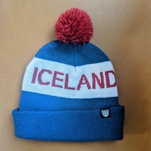 Iceland Pom Pom Beanie Winter Hat